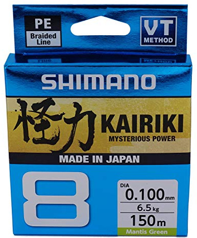 Shimano Kairiki 8, 150 Meter, Mantis Grün, 0.420mm/46.7kg, 59WPLA58R0B