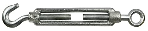 Corderie Italiane 002039464 Tenditori occhio/gancio zincati, M 12-10 pz