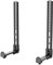WALI Soporte universal para barra de sonido para montaje sobre o debajo de la TV con soporte de base antideslizante que de 1.6 a 7.2 pulgadas, hasta 33 libras. Barra de sonido (SBR203), negro