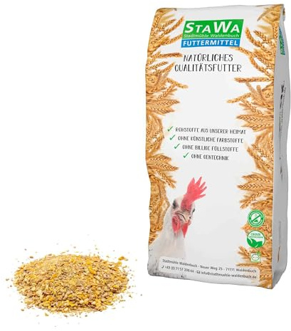 StaWa Legemehl gegrützt, ohne Gentechnik, für Hühner, extra grobe Struktur, mit Bierhefe, 10 kg