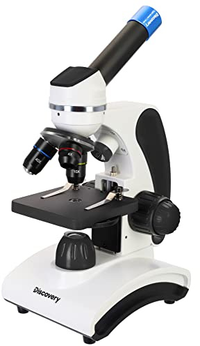 Microscopio Digital Educativo De Metal Portátil Discovery Pico Polar para Principiantes y Niños con Cámara De 1,3 MP y Vistoso Libro En Español En El Kit