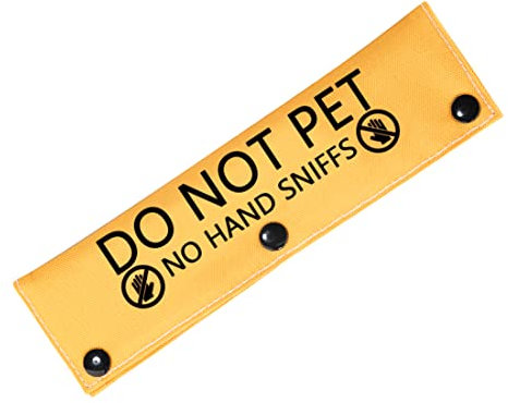 Dot Not Pet Working Dog Leash Sleeve Wrap - No Hand Sniffs
