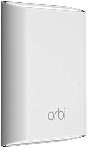 NETGEAR Orbi Outdoor Satellite(Coverage Outdoors up to 2,500 Square feet) (Works with Orbi Systems only) (RBS50Y-100NAS) (Renewed)