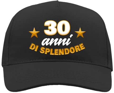 Generico Casquette 30 Ans pour Homme Femme Anniversaire Gadget Cadeau - Brillance 30 Ans, 30 ans., Taille Unique