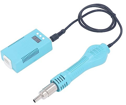 Pistola de Aire Caliente Digital con Núcleo de Cerámica, 700W, Silenciosa, Mini Pistola Termorretráctil, Enchufe UE 220V