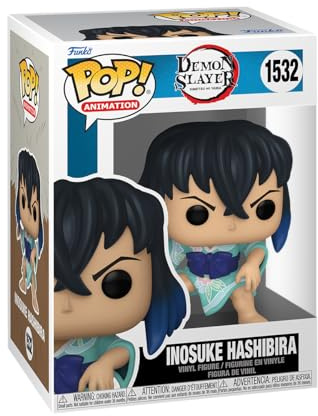 Funko POP! Animation: Demon Slayer - Inosuke Hashibira - (Kimono) - Samlingsbar vinylfigur - Presentidé - Officiell Merchandise - Leksaker för barn och vuxna - Anime Fans - Modellfigur för samlare