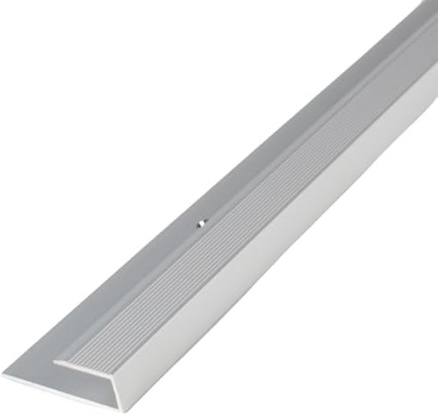 PROVISTON | Einfass- & Abschlussprofil | Aluminium | 34 x 7 x 1000 mm | Silber | Einschubprofil | Abschlussleiste | Bodenprofil