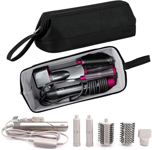 BAQRAXIA Borsa da viaggio per Shark Flexstyle/Dyson Airwrap, custodia da trasporto per Shark HD430 FlexStyle, borsa da viaggio portatile compatibile con asciugacapelli Dyson Airwrap/Shark Flexstyle