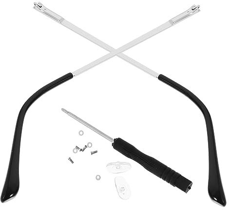 HOMSFOU 1 paire de branches de lunettes universelles d'accessoires de réparation pour lunettes résistantes et confortables pour le soleil et la lecture