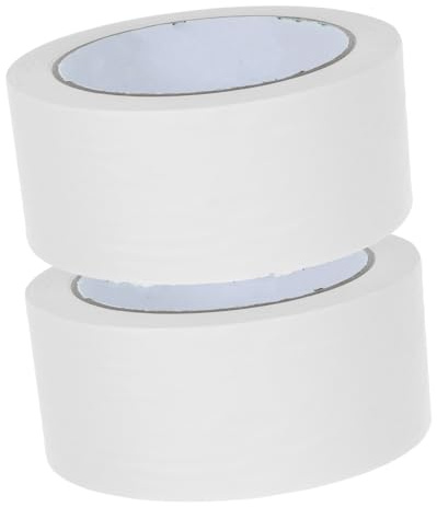 NUOBESTY Writable Kraft Paper Packing Tape 2 Rolls 98.43Ft X 1.77In Strong Adhesive Shipping Tape for Box Sealing and Mailing Eco-Friendly Writable