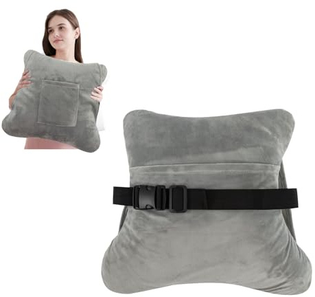 ALNKDH Hysterectomy Pillow- Super Comfy Shock Absorbing Post Mastectomy Pillow,With Pocket For Ice/Hot Packs After Hysterectomy C-Section Abdominal Surgery-Post Surgery Gift for Women