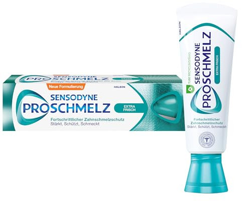 ProSchmelz Extra Frisch Zahnpasta, 75ml, Zahncreme für fortschrittlichen Zahnschmelzschutz - Stärkt, schützt, schmeckt