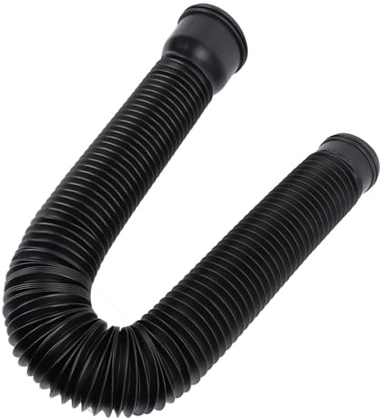 Topiky Regenrinnen Fallrohrverlängerungen, Flexibel, Universeller Abfluss Fallrohr Verlängerung, Entwässerungsanschluss, Abfluss Ablaufverlängerung, Dachrinnen Anschluss, (Black)