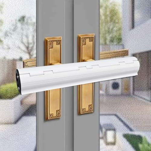 Terrassentür-Sicherheitsschloss, Doppeltürschloss, für französische Doppeltüren, Wintergartentürschloss, 30 mm Rohre, Aluminium-Legierung, Terrassentürgriff