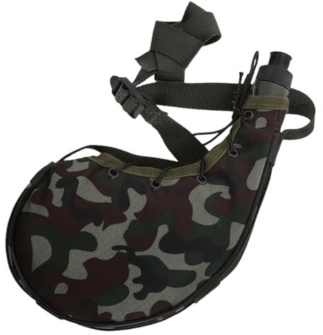 Milisten Porte-bouteille Camouflage avec Sangle, Grosse Capacité, Compact, pour Activités de Plein Air et Cyclisme, Design Ergonomique