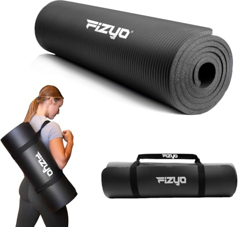 FIZYO Yoga matte 190x100x1,5 cm aus NBR - rutschfest & extra-dick Yogamatte