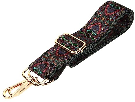 Levemolo Banjo Strap Vintage Style Floral Pattern Adjustable Belt for Banjo Acoustic Guitar Electric Guitar Musical Instrument Strap: 1