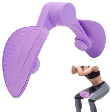 Pelvic Floor Strengthener for Women, Pelvic Floor Exerciser, Pelvic Repair Multifunctional Leg Clip, Inner Thigh Exerciser, Leg Pelvic Floor Trainer, Buttocks Lifting Trainer (Purple)