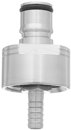 Zerodeko Small Carbonation Cap: Safety Relief Valve Core Adapter Stainless Steel Pressure Valve Part for Beverage Dispenser and Food Processing Industry