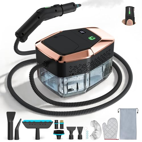 Homeasy Steam Cleaner for Home, 1500W Portable Steamer with 1.8L Tank