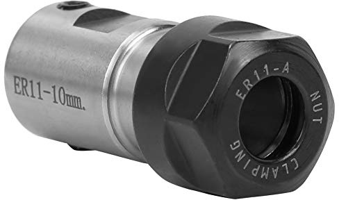 Aolidsive ER11 Spannzangenhalter, Langlebiges Spindelmotorwellen-Spannwerkzeug für Drehmaschinen und Bohrmaschinen, 10 Mm Achsloch für Präzisionsfräsen