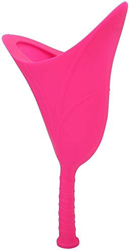 Orinatoio Portatile, Dispositivo per Urina da Campeggio Riutilizzabile da Viaggio per Donne in Piedi in Posizione Eretta(Pink)