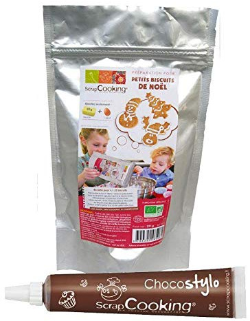 Préparation pour biscuits de Noël + Stylo chocolat