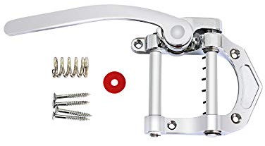 Metallor Guitar Tremolo Tailpiece Vibrato Bridge Compatible with SG LP Tele Style Flat Top Electric Guitar Parts Replacement Chrome.