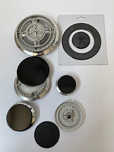 COMPATIBILE CON NARDI SMEG FOSTER GLEM GAS SET 5 FORNELLI PIANO COTTURA A GAS 1 DOPPIA CORONA 1 GRANDE 2 MEDI 1 PICCOLO (ADATTABILI NO ORIGINALI)