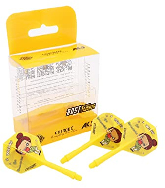 CUESOUL ROST Integrated Dart Shaft Shafts and Dart Flights Standard Shape, Set of 3 pcs