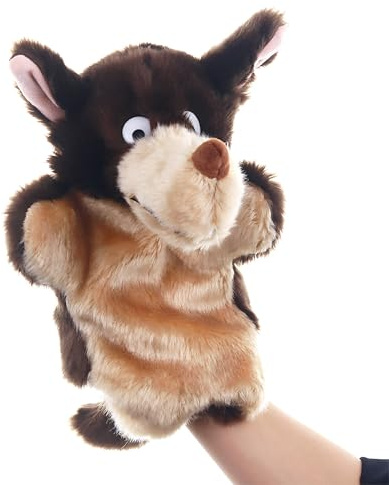 LOMTRATS Marionnettes à Main Animaux en Peluche Jouets pour Faire Semblant de Jouer imaginatif Cadeaux de Narration pour Les Enfants