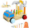 OSLINE Kids Tool Set for Wooden Toys,29 PCS Montessori Wooden Tool Set for Toddler Construction Role Play Toys,Easter Gifts for Boys Girls Toys for 2-5 year olds-Educational Fine Motor Skills Toys