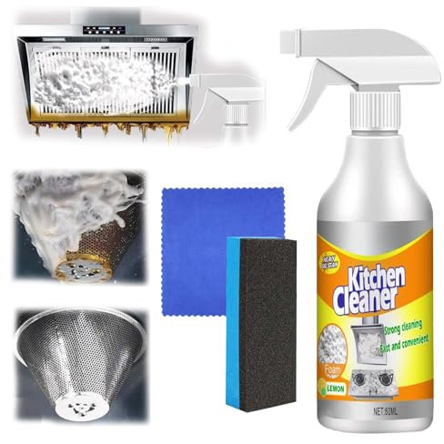 Clean Sweep Kitchen Cleaner, puissant nettoyant universel pour la cuisine, pour la hotte, le four, les casseroles, le gril et l'évier. (1pcs)