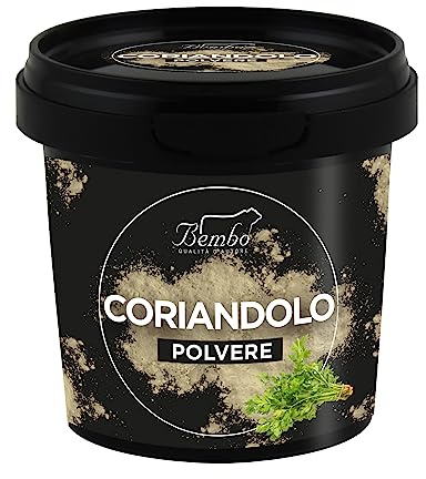 Semi Bembo: Semi di Coriandolo in polvere 65g – Spezia Naturale e Aromatica – Senza Glutammati, Anti Addensanti e Coloranti – Confezione Salvafreschezza, Riutilizzabile e Riciclabile