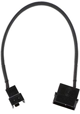 NYCEMAKEUP 4-poliger Molex-Stecker auf 3-polig/4-poligen PWM USB-Hülsen-Lüfter-Netzadapterkabel für Gehäuselüfter, Adapter-Anschlusskabel