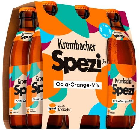 12 Flaschen Krombacher Spezi Cola Orange 12x 0,33 L inkl. MEHRWEGPFAND
