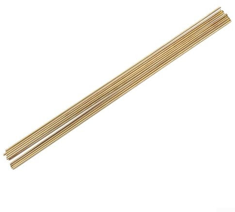 Brass Welding Rods for Copper and Iron, Low Temperature, 1 6mm x 250mm, Pack of 10