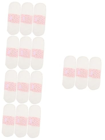 FRCOLOR 15 Pz Fodera Per Assorbenti Igienici Assorbenti Femminili Lavabili Assorbente Lavabile Mestruali Tamponi Di Stoffa Pastiglie Mestruali i Bianca Cotone