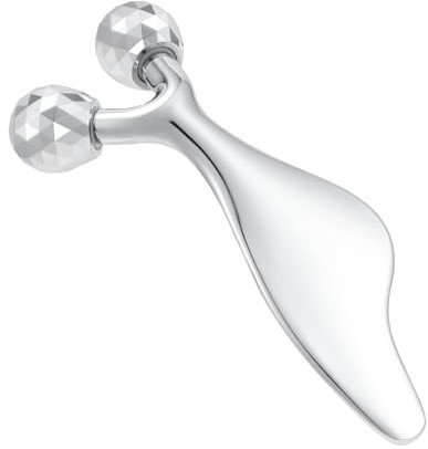 3D Metal Facial Roller Massager- Improves Complexion & Remove Eye Wrinkles, Face Massage Tool - Skin Tightening & Toning, Gua ShaTool-Tightens & Tones Skin Appearance,Mothers Day Gifts for Women