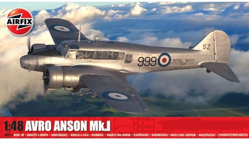 Airfix A09191A Avro Anson Mk.I Flugzeug-Plastikmodellbausatz