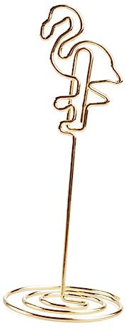 SHOWERORO Niedliche Memo-clips Aus Metall 5 Stück Kreativer Desktop-memo-clip Home-memo-clip Flamingo Flugzeug Notizumschlag Monstera