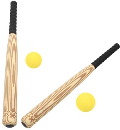 ibasenice 2sätze Eva Baseballschläger Set Leichtes Sportgerät Für Innen Und Außen Soft Eva Baseballschläger Und Ball Tragbar Interaktives Trainingsspielzeug Koordination Und Fitness