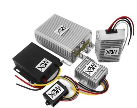 JBGBAL Convertidor de CC de 12V a 24V, 1A, 3A, 5A, 10A, 12A, 15A, 20A, 30A, 40A, 50A, Fuente de alimentación for Coche de 12 voltios a 24 voltios(40A Aluminum)