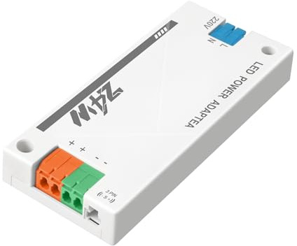 Transformateur 220V 24V LED 24W, alimentation 24v 24w 1A | led driver 24 v Avec connecteur 3PIN, Transfo AC à DC, pour G4, GU5.3, MR11, MR16, Bande LED, Non Dimmable