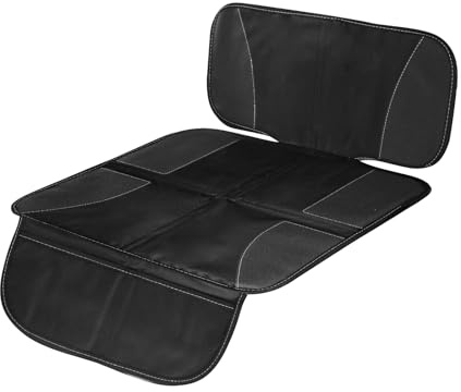 EclipseGuard Kindersitzunterlage Auto, Sitzschoner Auto Kindersitz ISOFIX | 600D Oxford, wasserdicht und rutschfest, ISOFIX-kompatibel, mit großer Netztasche für Auto, SUV und Familienfahrten