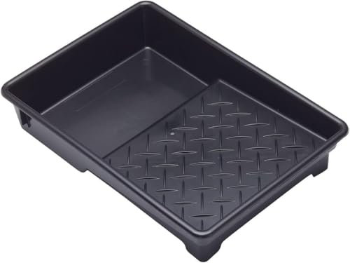 7 Inch 100% Recycled Plastic Paint Roller Tray With Textured Anti-Skid Grip, Ideal For Trade & DIY Rollers Up To 7 Wide and All Types Of Paint, Varnish, Woodstain Pack of 10