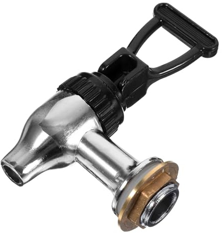 Toyvian Grifo de Aluminio para Cubo de Agua Caliente y Té Leche, Accesorio Resistente y Conveniente para Control de Flujo en Dispensadores de Agua