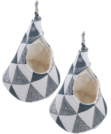 SOIMISS Borsa Porta Mollette da Bucato Sacchetti Conici Salvaspazio, Resistente Tessuto Misto, Maniglia per Interni ed Esterni, Organizer Sospeso per Lavanderia, Set da 2 Pezzi