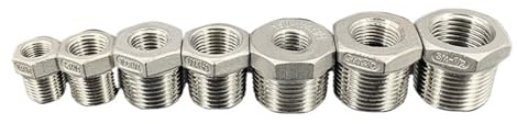 Stainless Steel Bushing With Different Diameter Inner And Outer Wires Reducer Internal And External Adapter Pipe Connection(6-3)