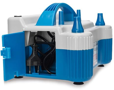 Ballongpump elektrisk – 220 V 600 W dubbelt munstycke luftpump